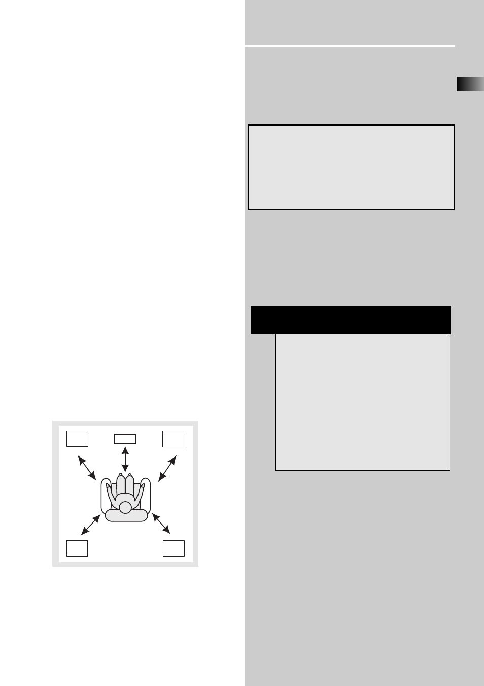 Advanced sound control, Fine setting of the speakers, Advanced setting | RCA RT2250 User Manual | Page 23 / 31