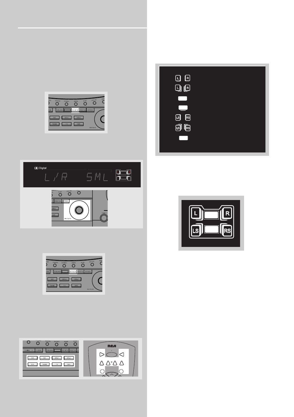 Advance sound control, Speaker icons, Displaying program formats | RCA RT2250 User Manual | Page 24 / 31