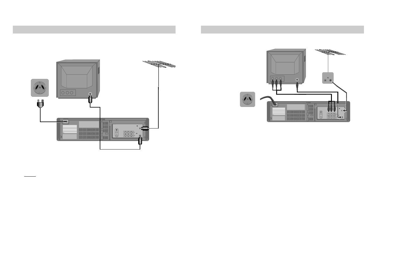 Television aerial, Back view of your vcr | RCA BLD-6HD1 User Manual | Page 3 / 17