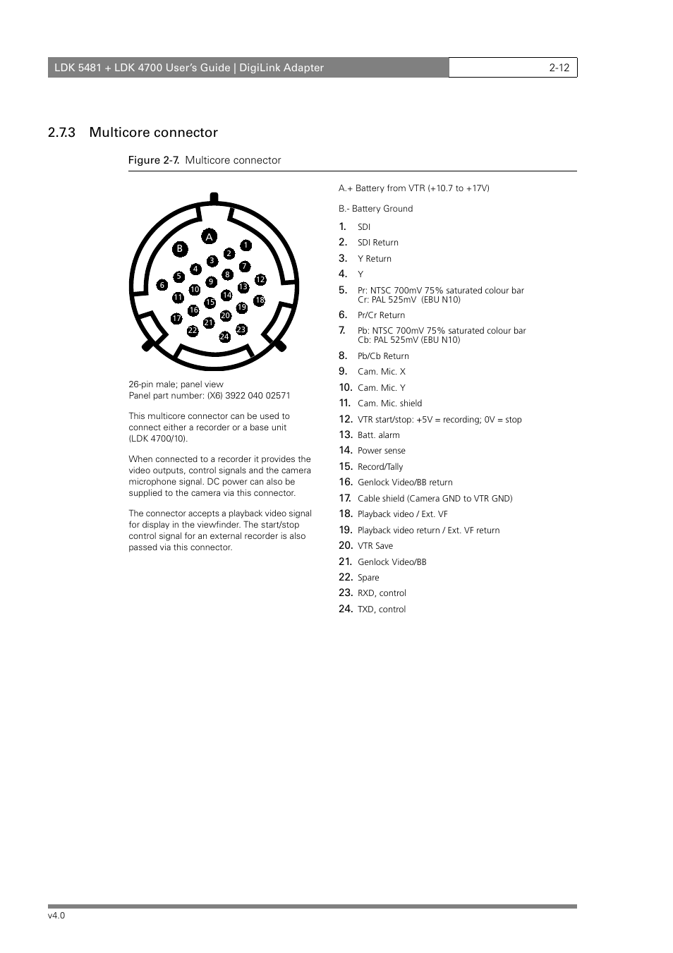 3 multicore connector | RCA LDK 5481 User Manual | Page 22 / 48