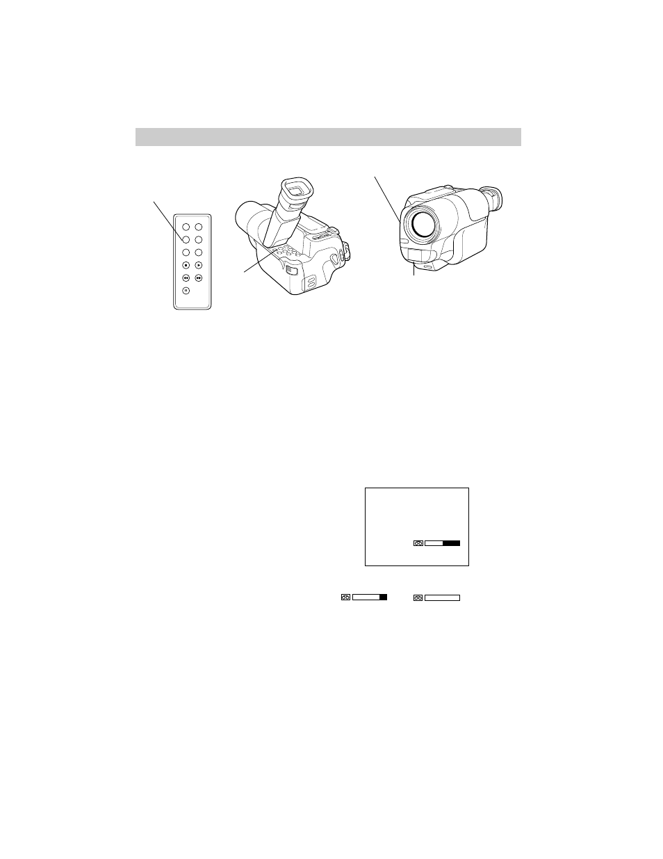 Recording, Flying erase head, Microphone | Model pro848 only: external microphone jack, Display button, Automatic white balance and iris, Tape time remaining display | RCA Pro848 User Manual | Page 25 / 64