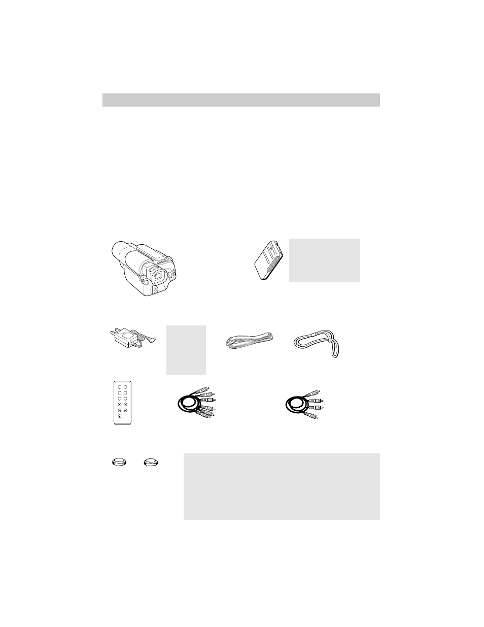 First-time operation, Assistance, Unpack camcorder and accessories | Unpack the camcorder and accessories | RCA Pro848 User Manual | Page 4 / 64
