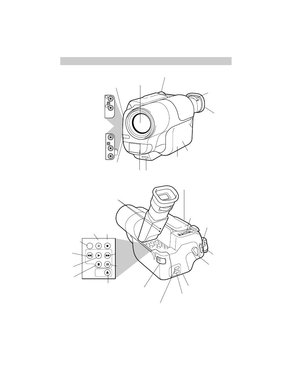 Review the camcorder’s controls, First-time operation | RCA Pro848 User Manual | Page 8 / 64