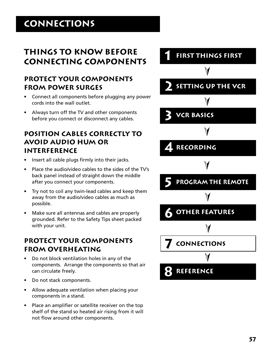 Connections | RCA Plus+ VR702HF User Manual | Page 59 / 84