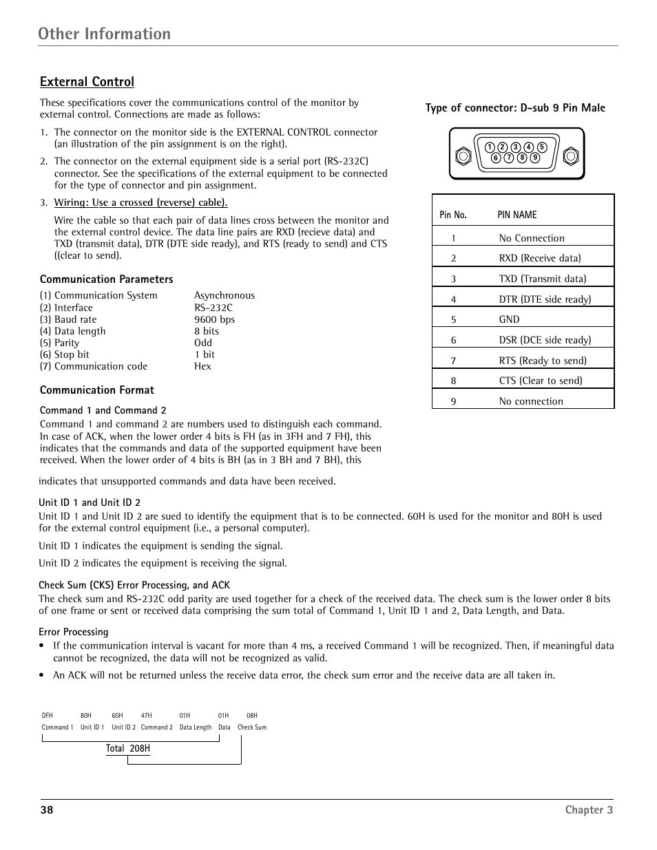 Other information, External control | RCA Scenium PHD50400 User Manual | Page 39 / 48