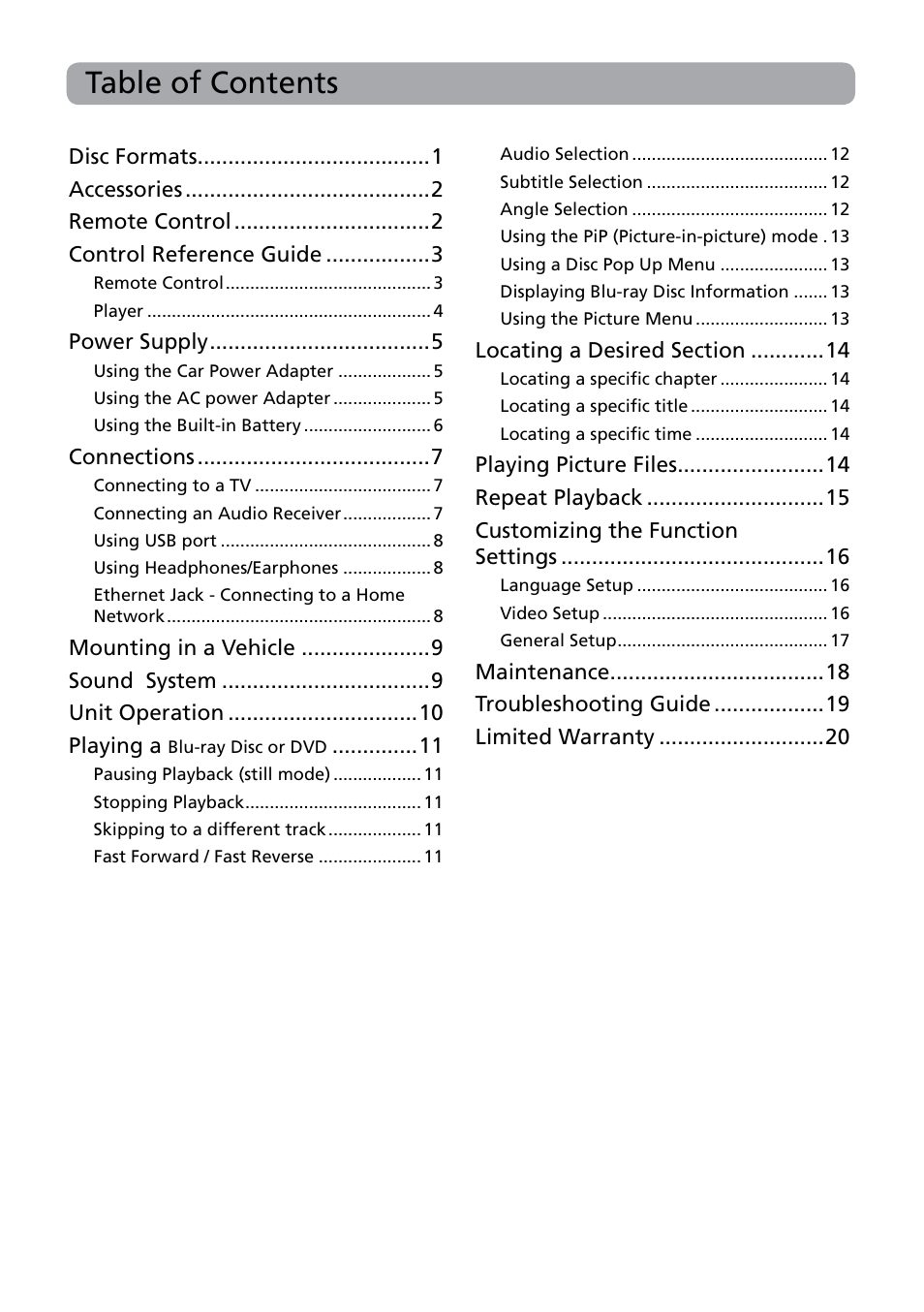 RCA BRC3108 User Manual | Page 4 / 24