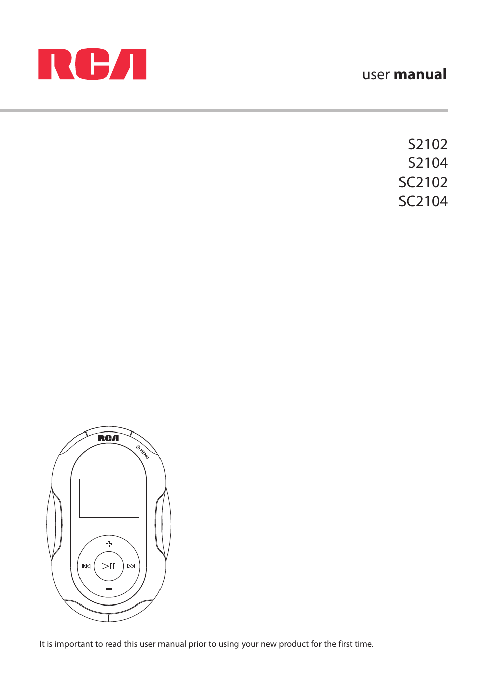 RCA SC2102 User Manual | 29 pages