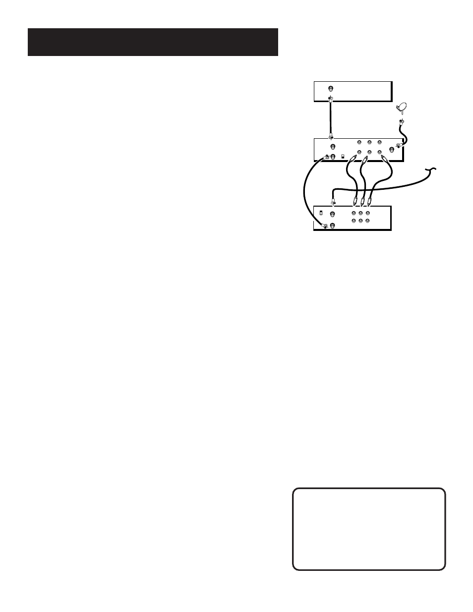 First things first, 12 connection c, Good picture and sound quality | Caution | RCA 1998 User Manual | Page 14 / 64