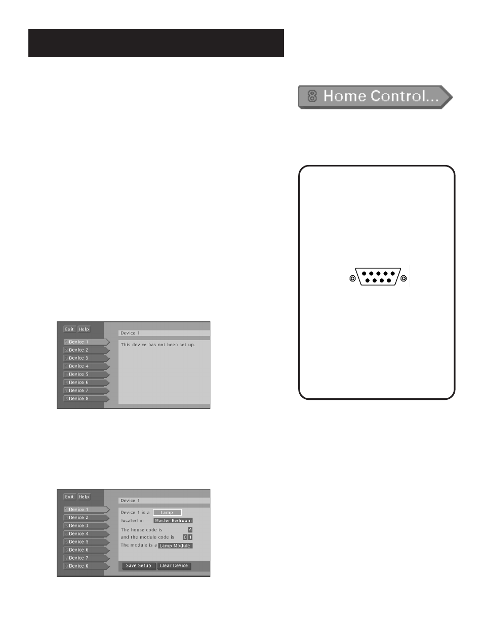 Home control, The menu system | RCA 1998 User Manual | Page 49 / 64