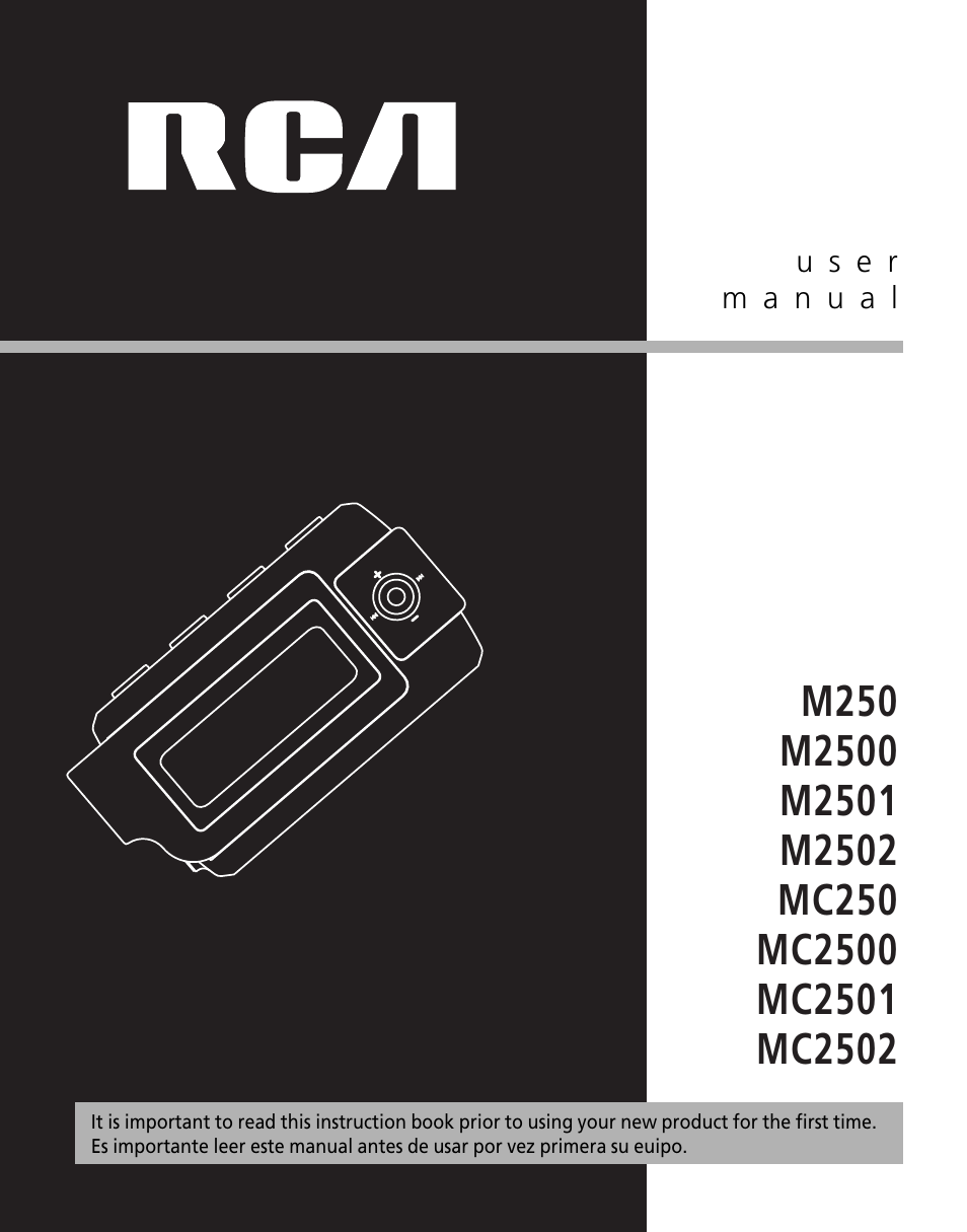 RCA M250 User Manual | 48 pages