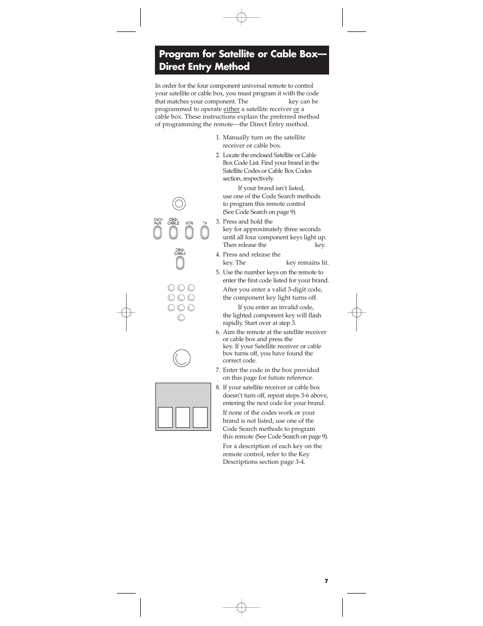 RCA RCU450 User Manual | Page 7 / 16