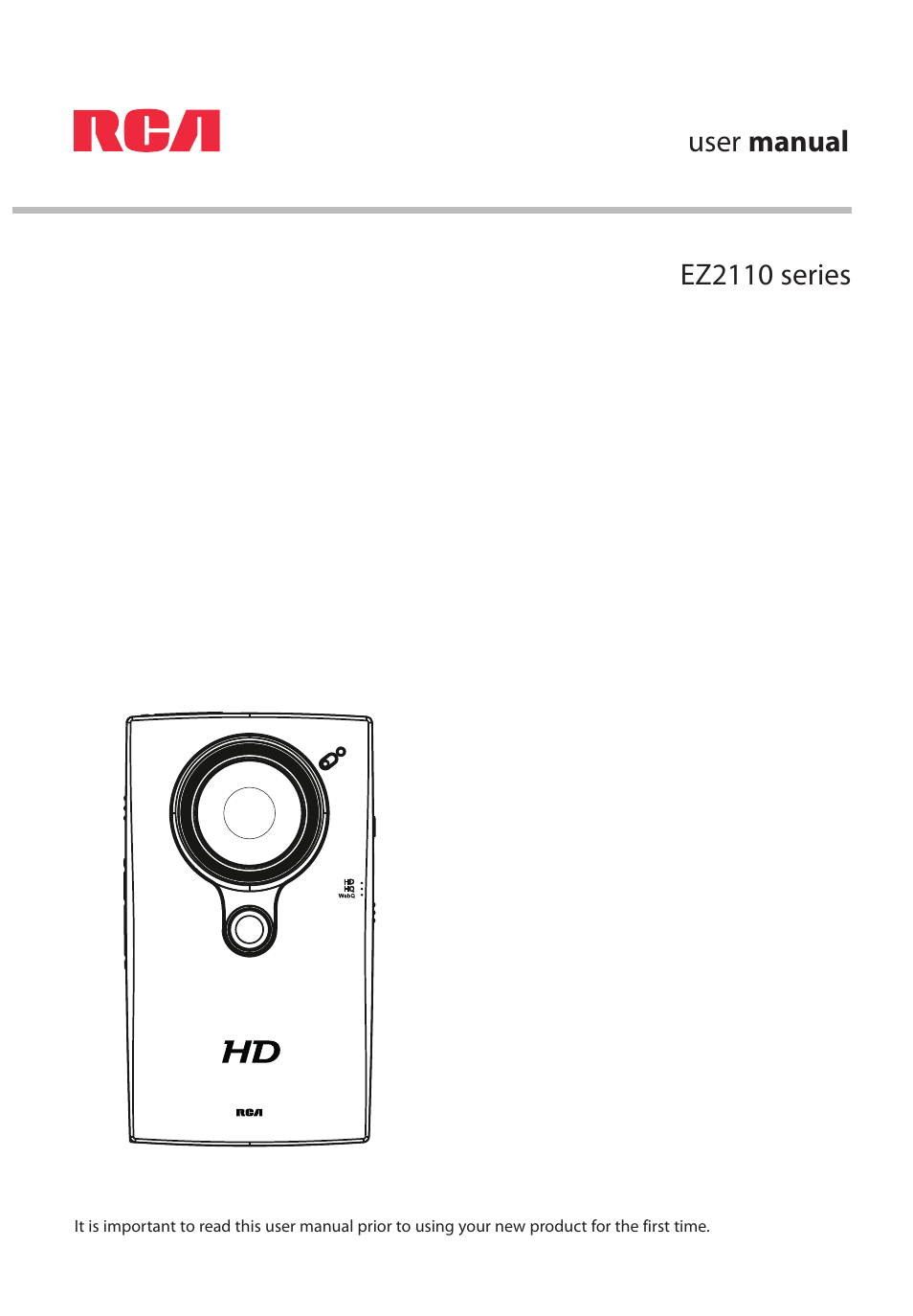 RCA EZ2110 User Manual | 29 pages