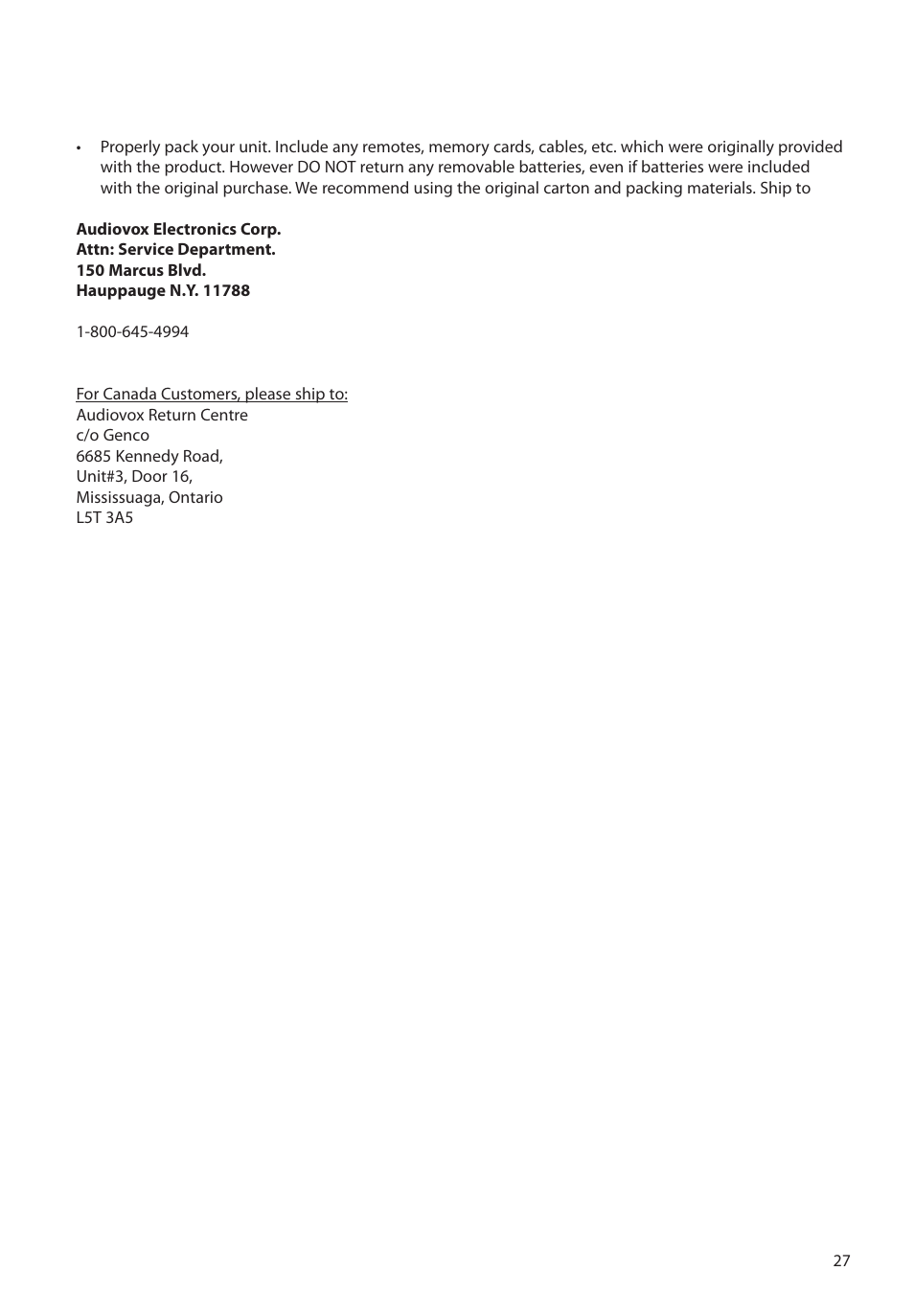 RCA EZ2110 User Manual | Page 28 / 29