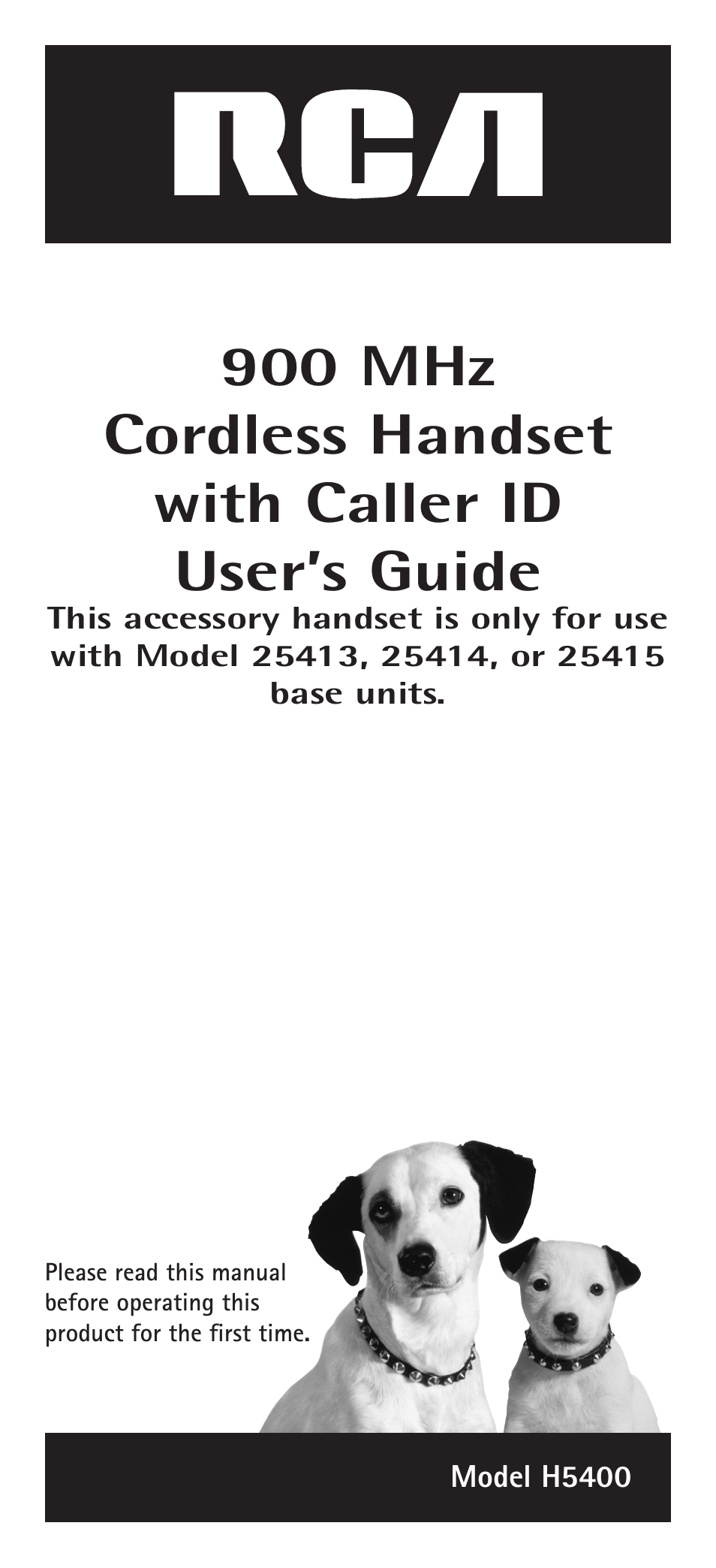 RCA H5400 User Manual | 64 pages