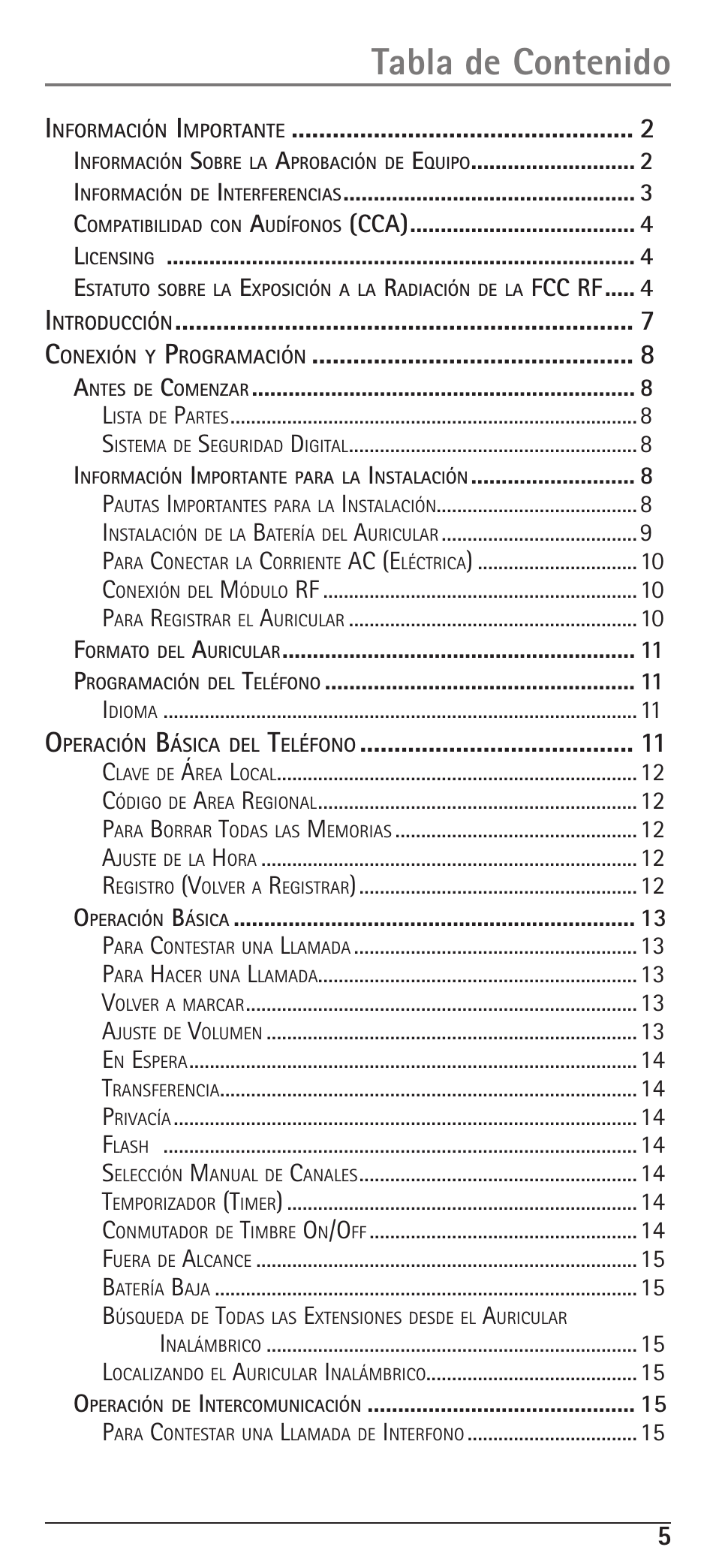 RCA H5400 User Manual | Page 37 / 64