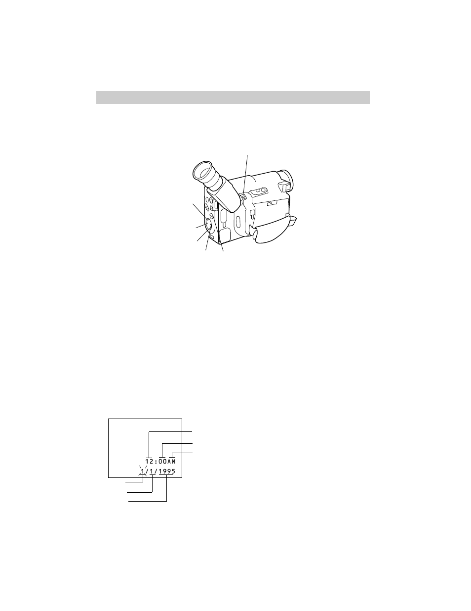 Date and time display, Set the date and time, Correct the date or time | Inst. zoom | RCA Pro942 User Manual | Page 28 / 76