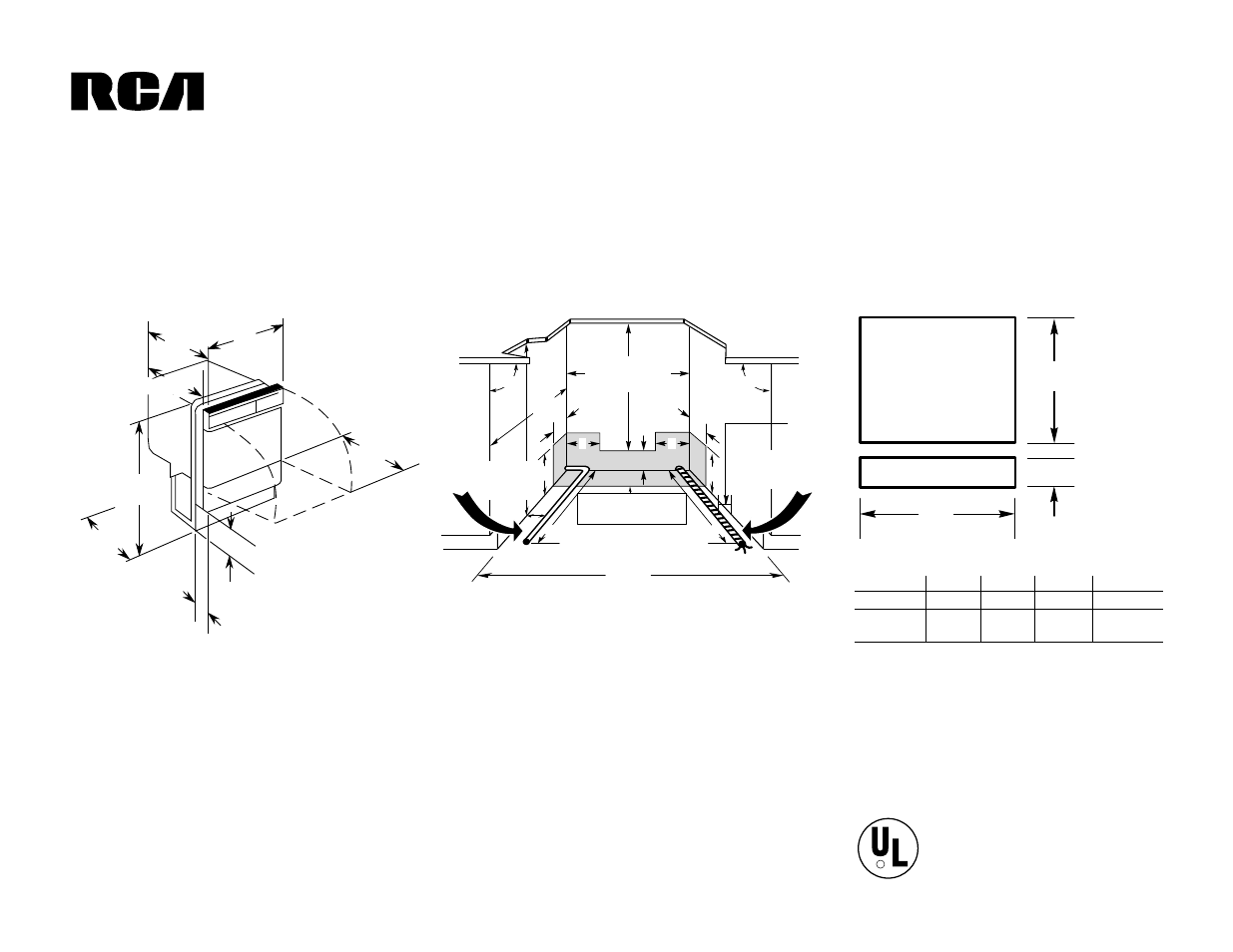 RCA PSD3420ZBB User Manual | 2 pages