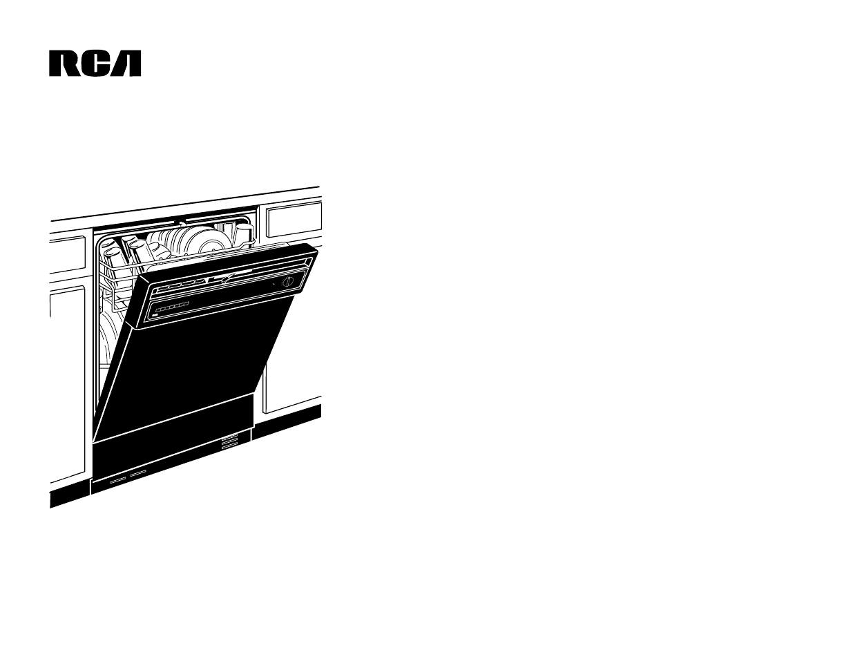 Psd3420zbb—built-in dishwasher | RCA PSD3420ZBB User Manual | Page 2 / 2