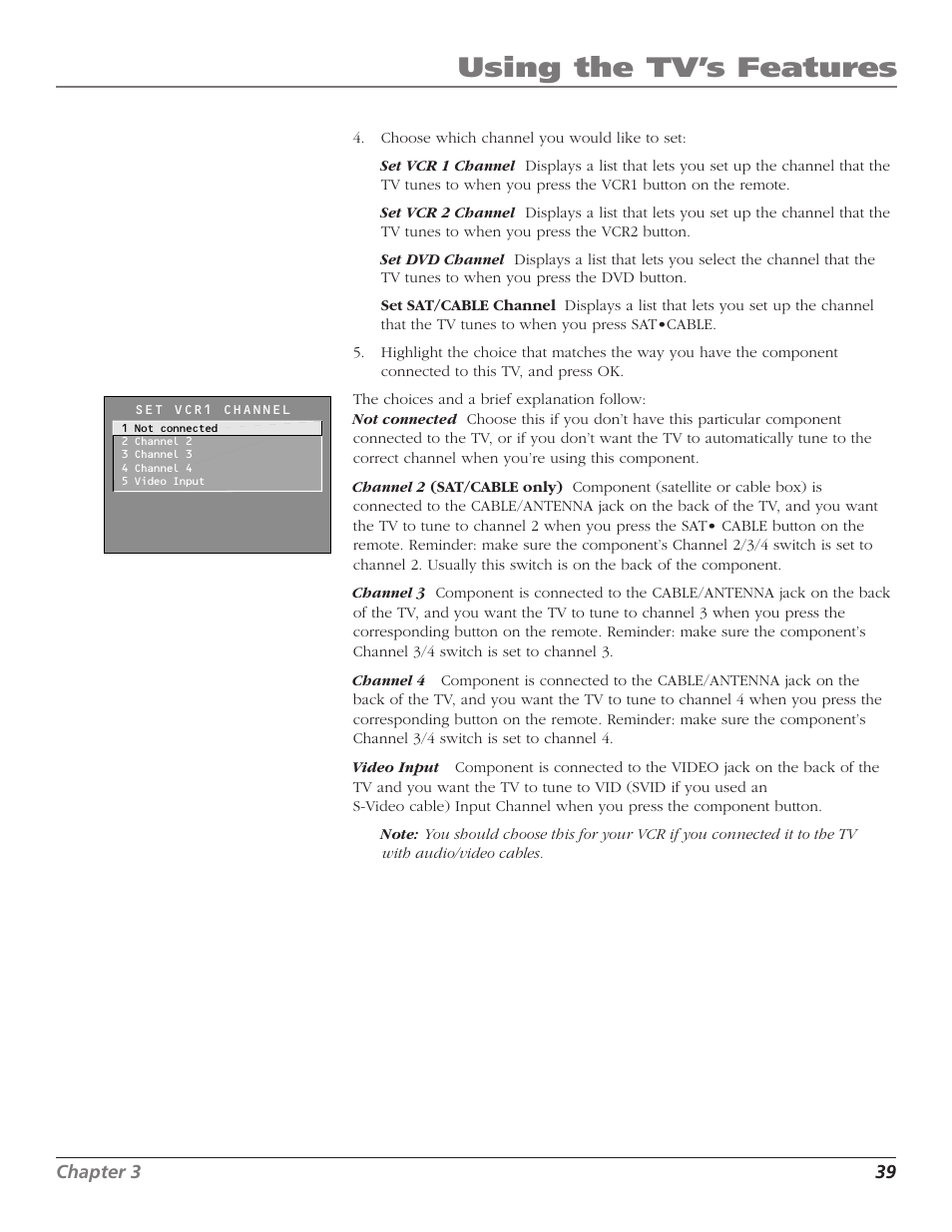 Using the tv’s features | RCA F27669 User Manual | Page 41 / 64