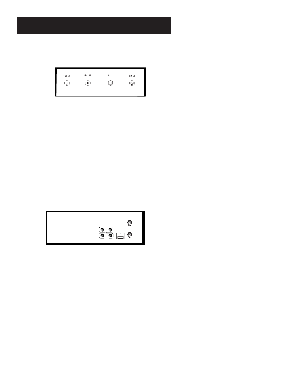 Appendix: reference, Indicator panel, Back panel | RCA VR525 User Manual | Page 45 / 54