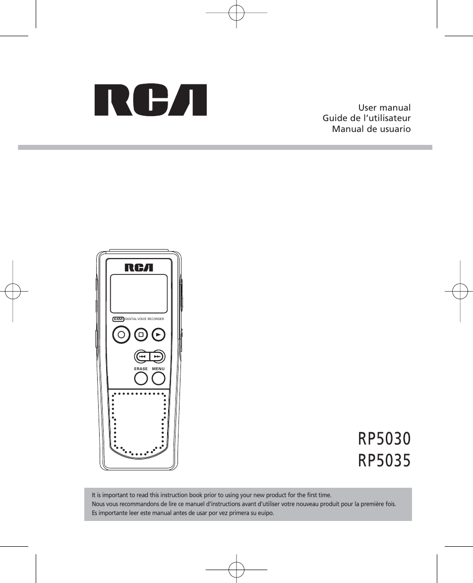 RCA 5629403B User Manual | 25 pages