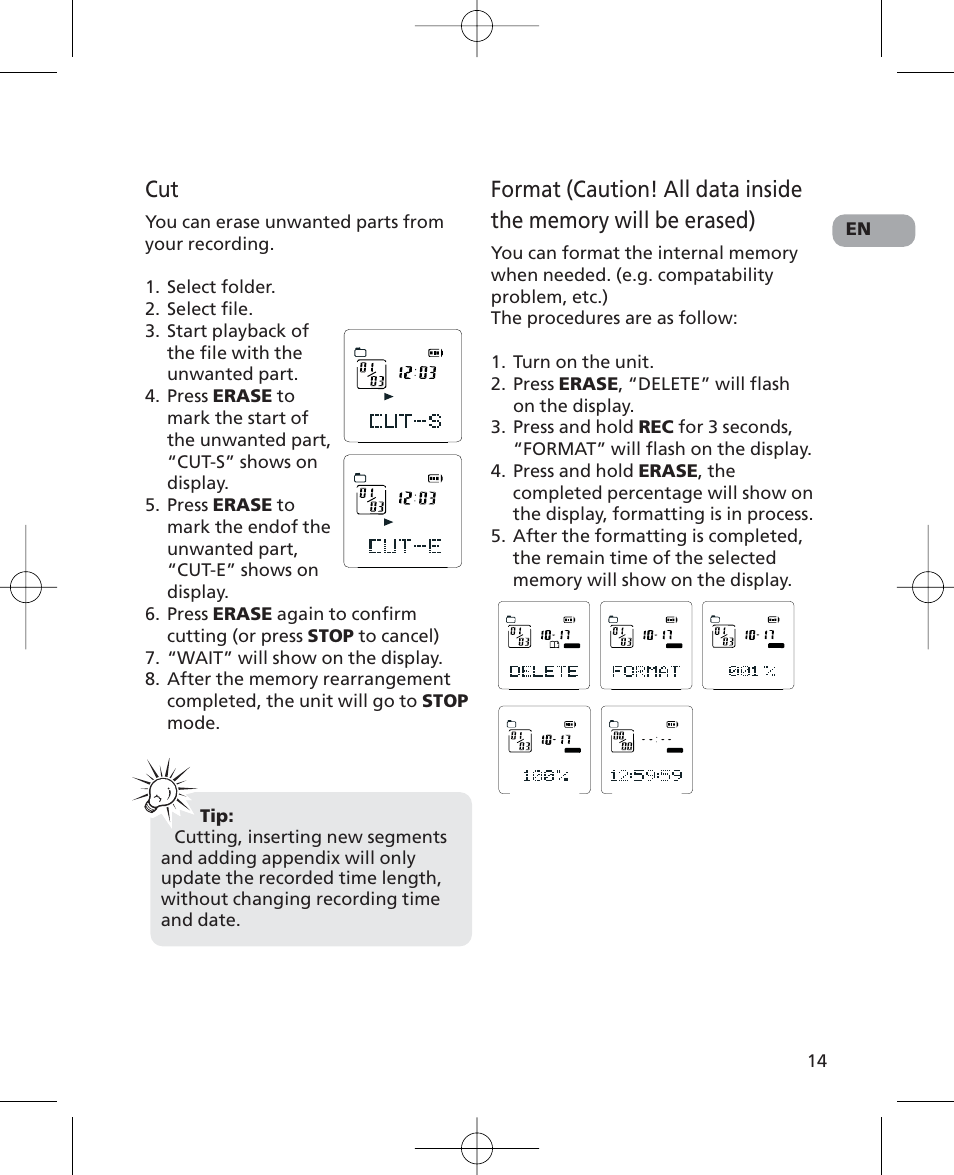 En 14 | RCA 5629403B User Manual | Page 18 / 25