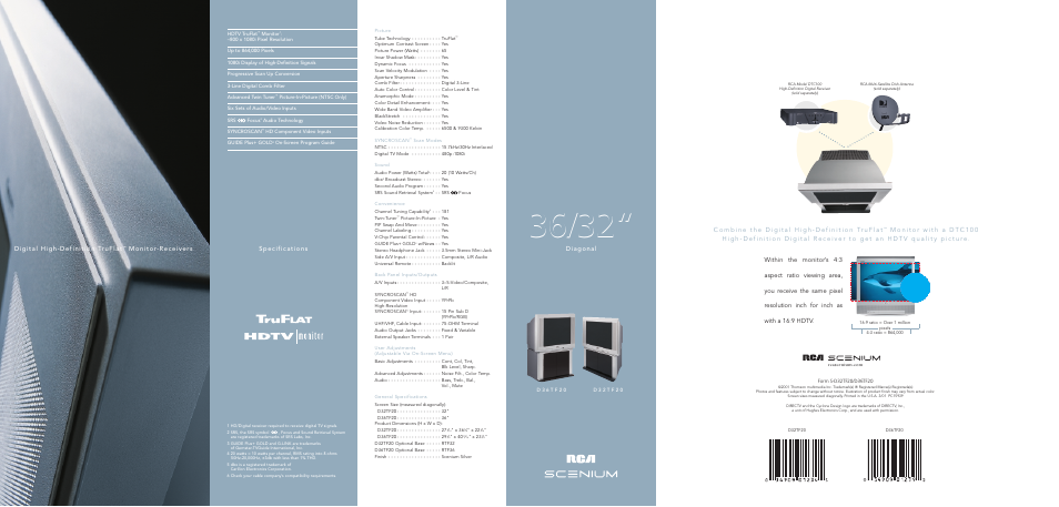 RCA Scenium D32TF20 User Manual | Page 2 / 6