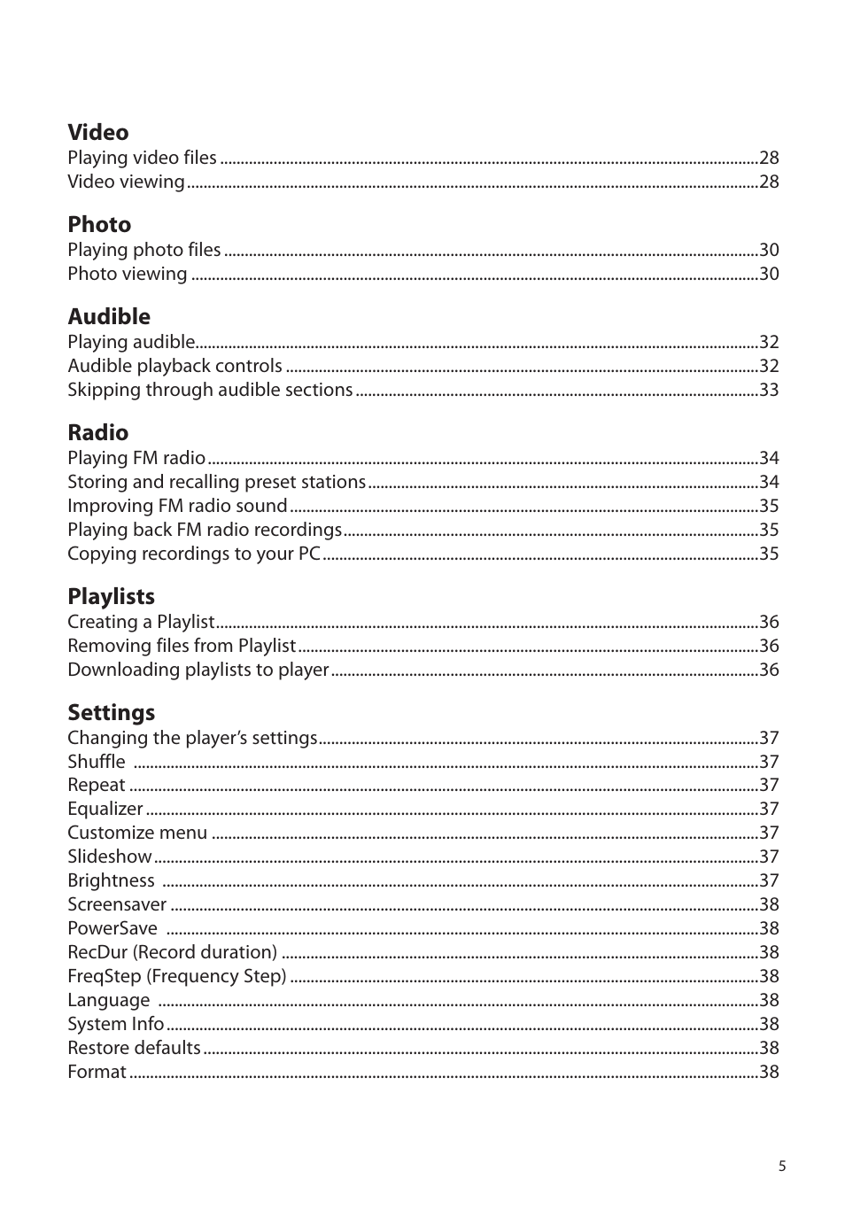 RCA M63 User Manual | Page 6 / 45