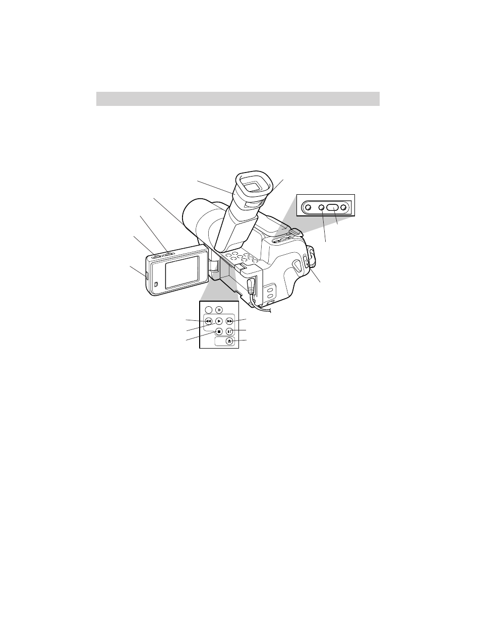 Playback, Playback using the lcd monitor or viewfinder | RCA ProV600 User Manual | Page 38 / 63