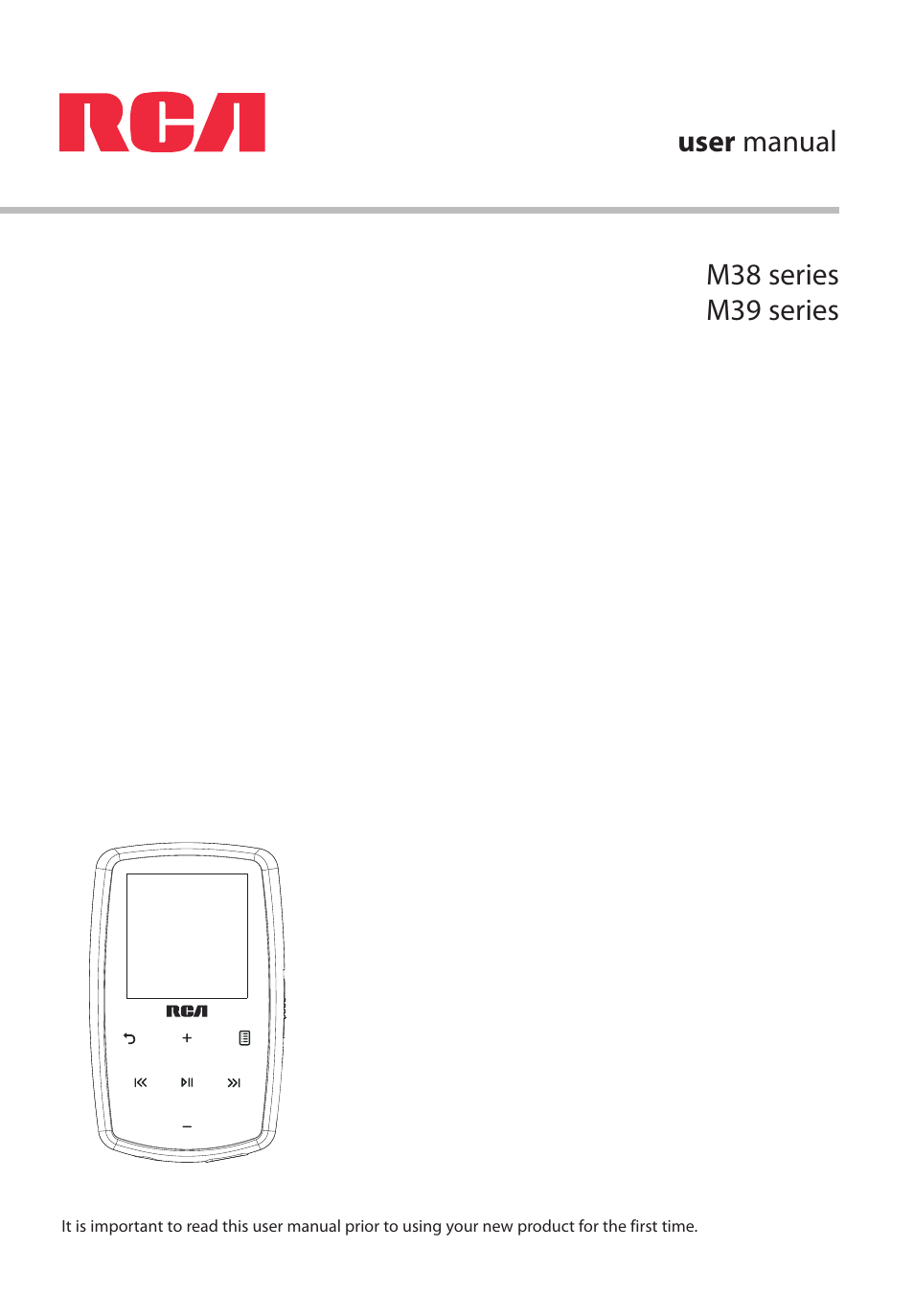 RCA M39 series User Manual | 116 pages