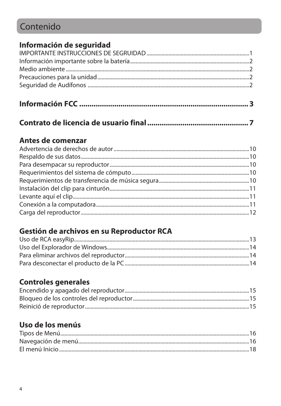 RCA M39 series User Manual | Page 43 / 116