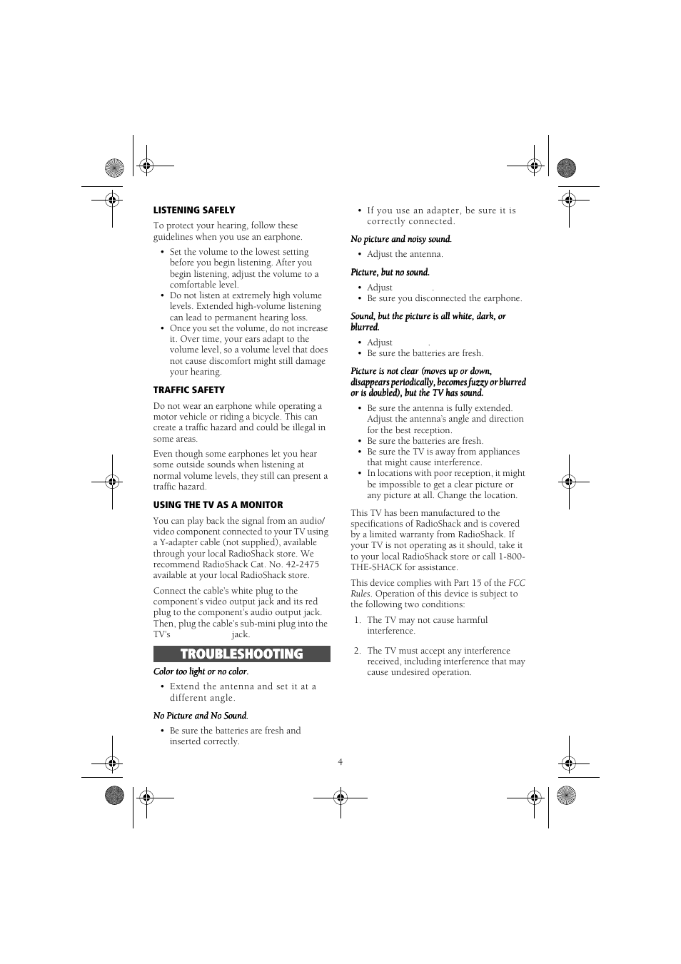 RCA 16-3054 User Manual | Page 4 / 6