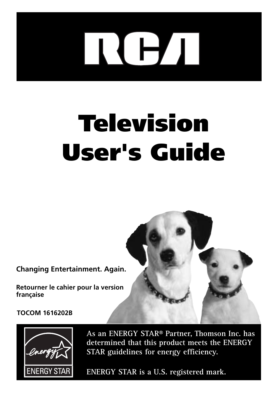 RCA Television 1616202B User Manual | 32 pages