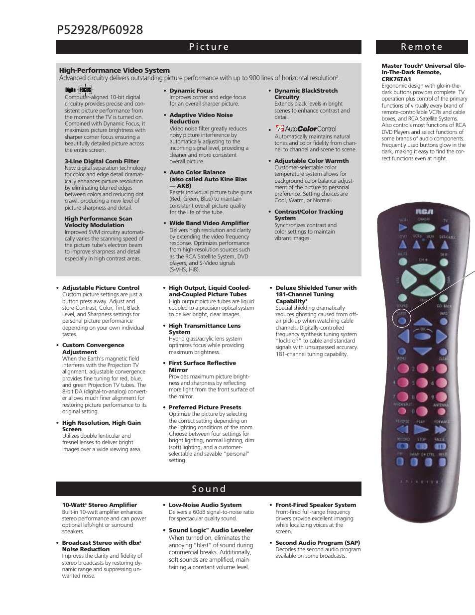 RCA P52928 User Manual | Page 2 / 4