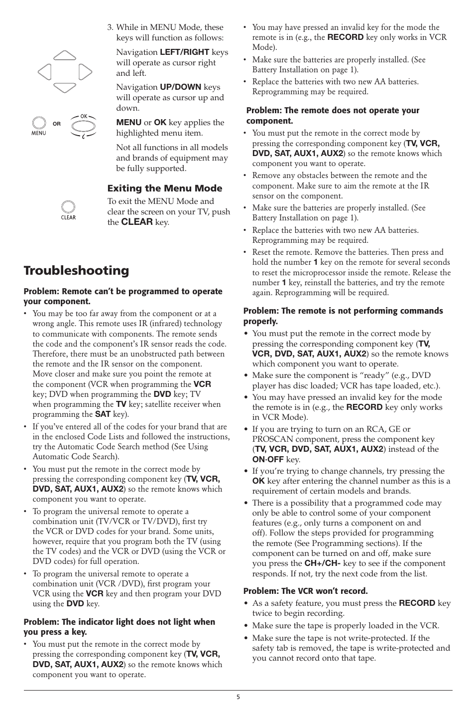 Troubleshooting | RCA D771 User Manual | Page 5 / 6