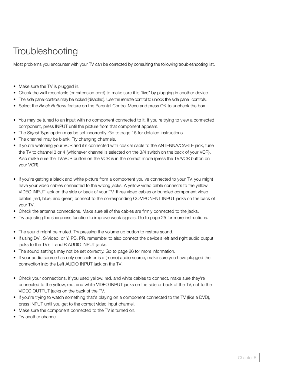 Troubleshooting | RCA L22HD41 User Manual | Page 31 / 40