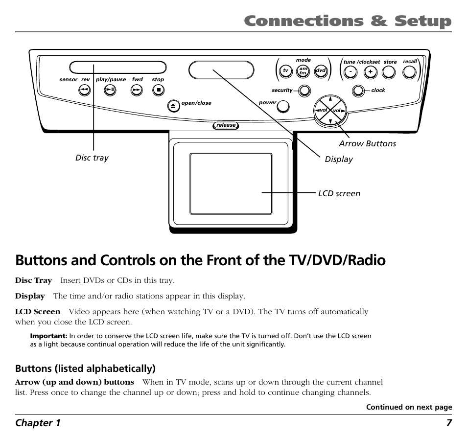 Connections & setup | RCA BLD548 User Manual | Page 9 / 56