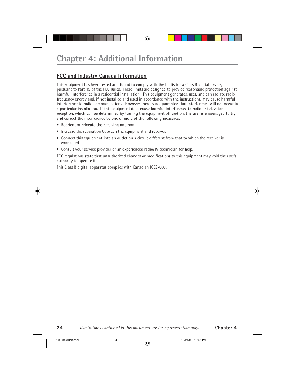 Chapter 4: additional information | RCA IP900 User Manual | Page 26 / 32
