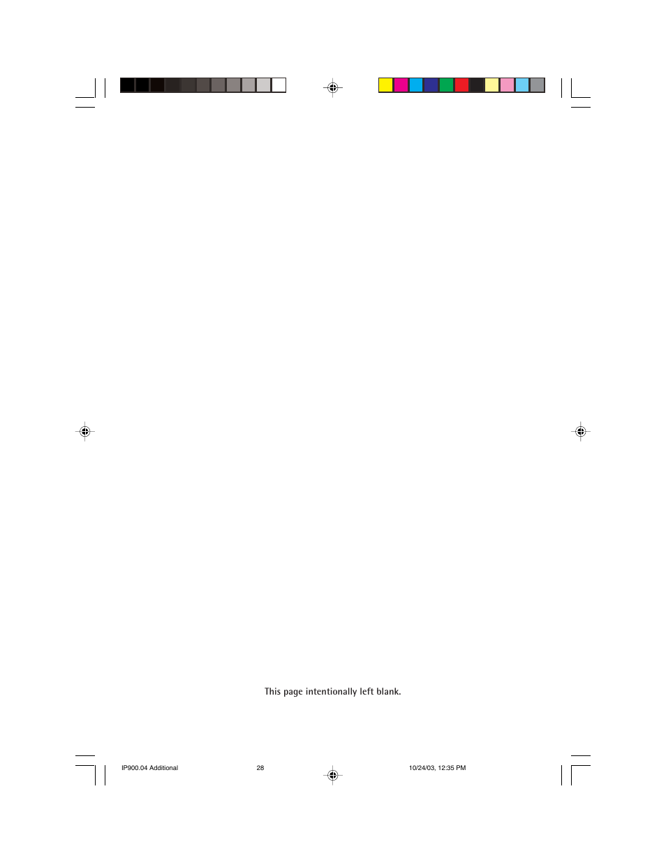 This page intentionally left blank | RCA IP900 User Manual | Page 30 / 32