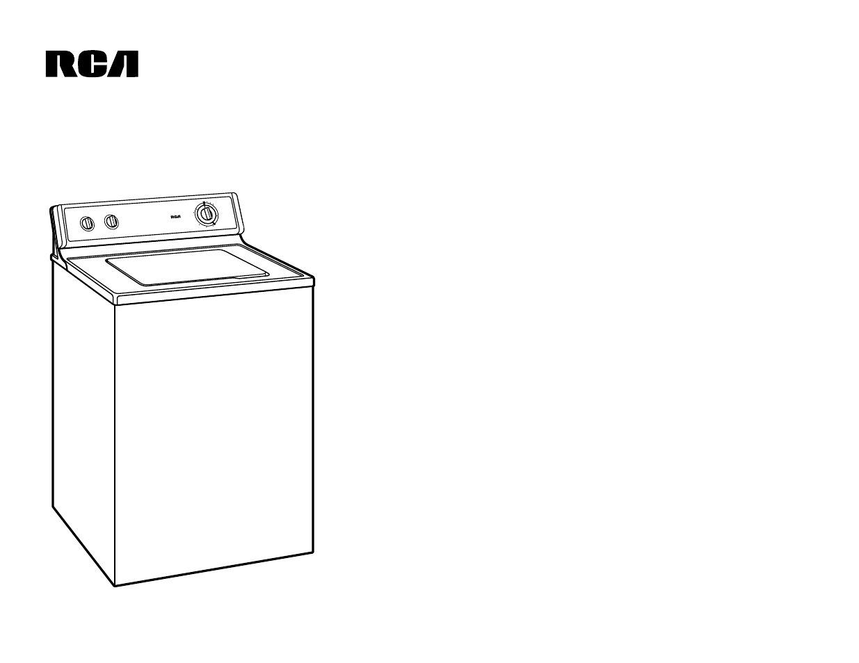 Ybxr2070vww—extra-large capacity washer | RCA YBXR2070VWW User Manual | Page 2 / 2