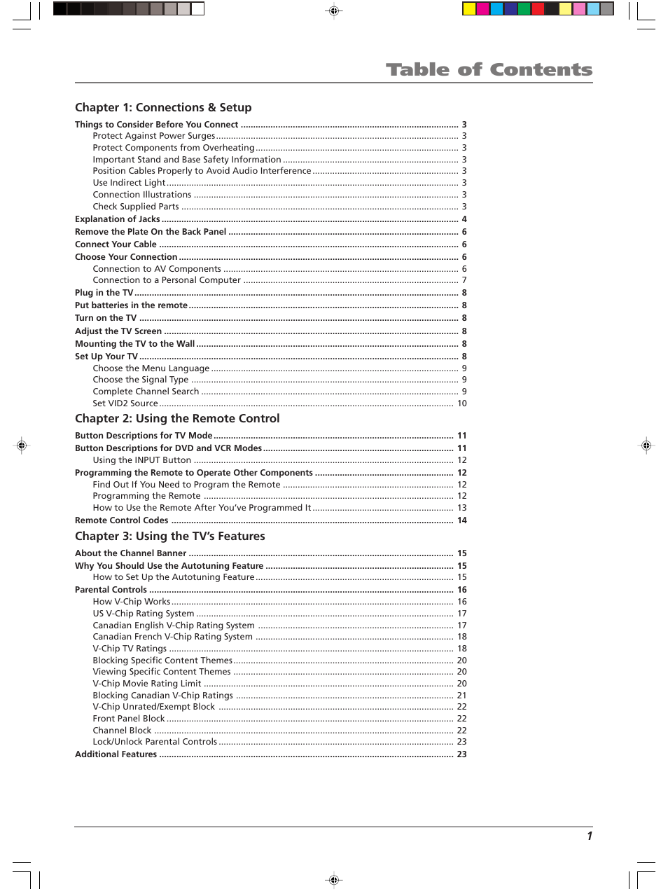 RCA LCDS2022B User Manual | Page 5 / 40