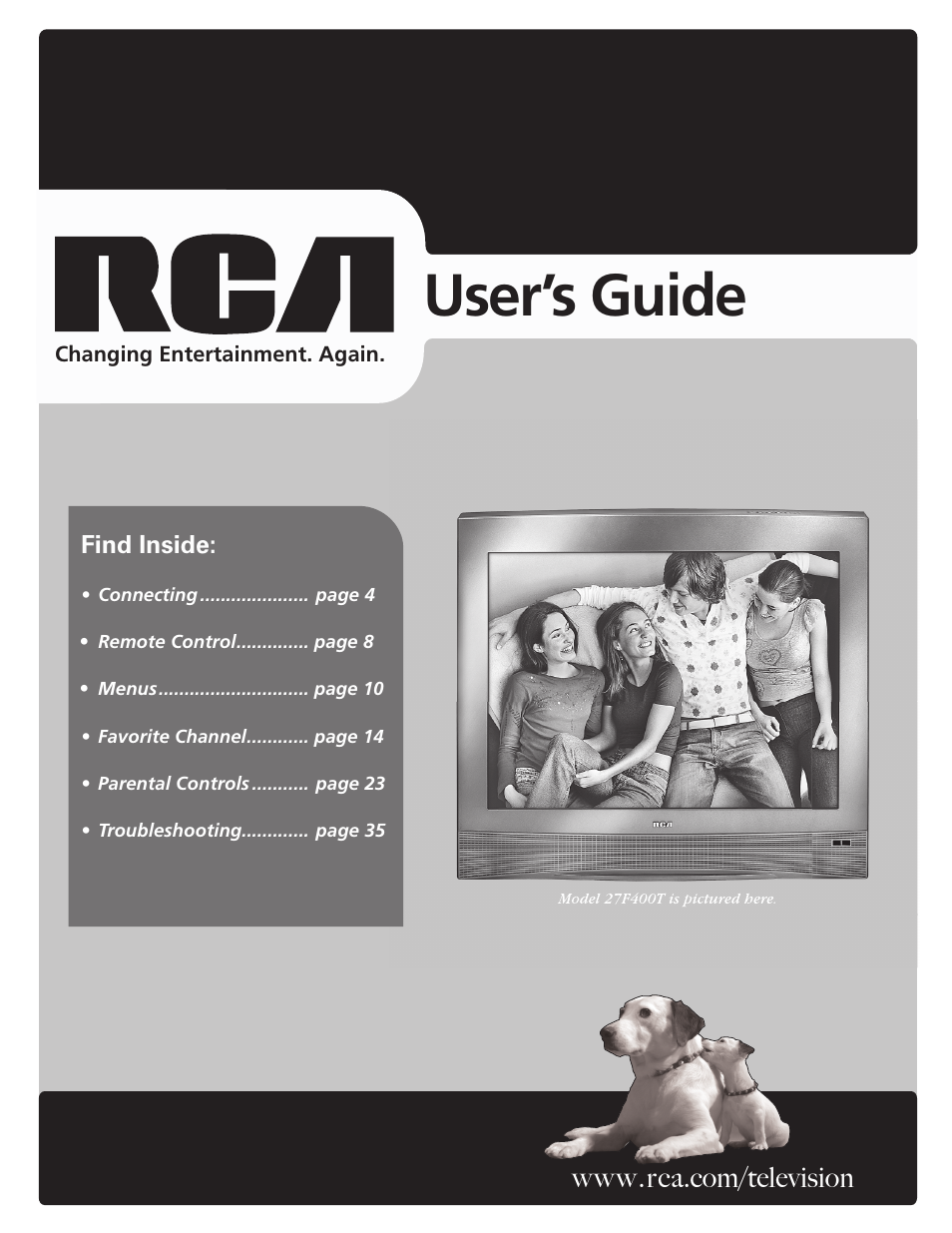 RCA 27F500T User Manual | 40 pages
