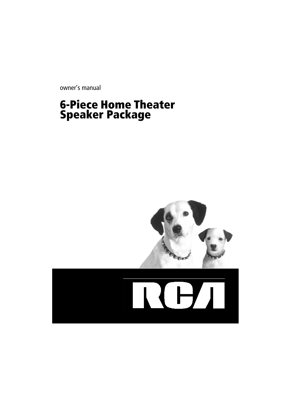 RCA 6-Piece Home Theater Speaker Package User Manual | 17 pages