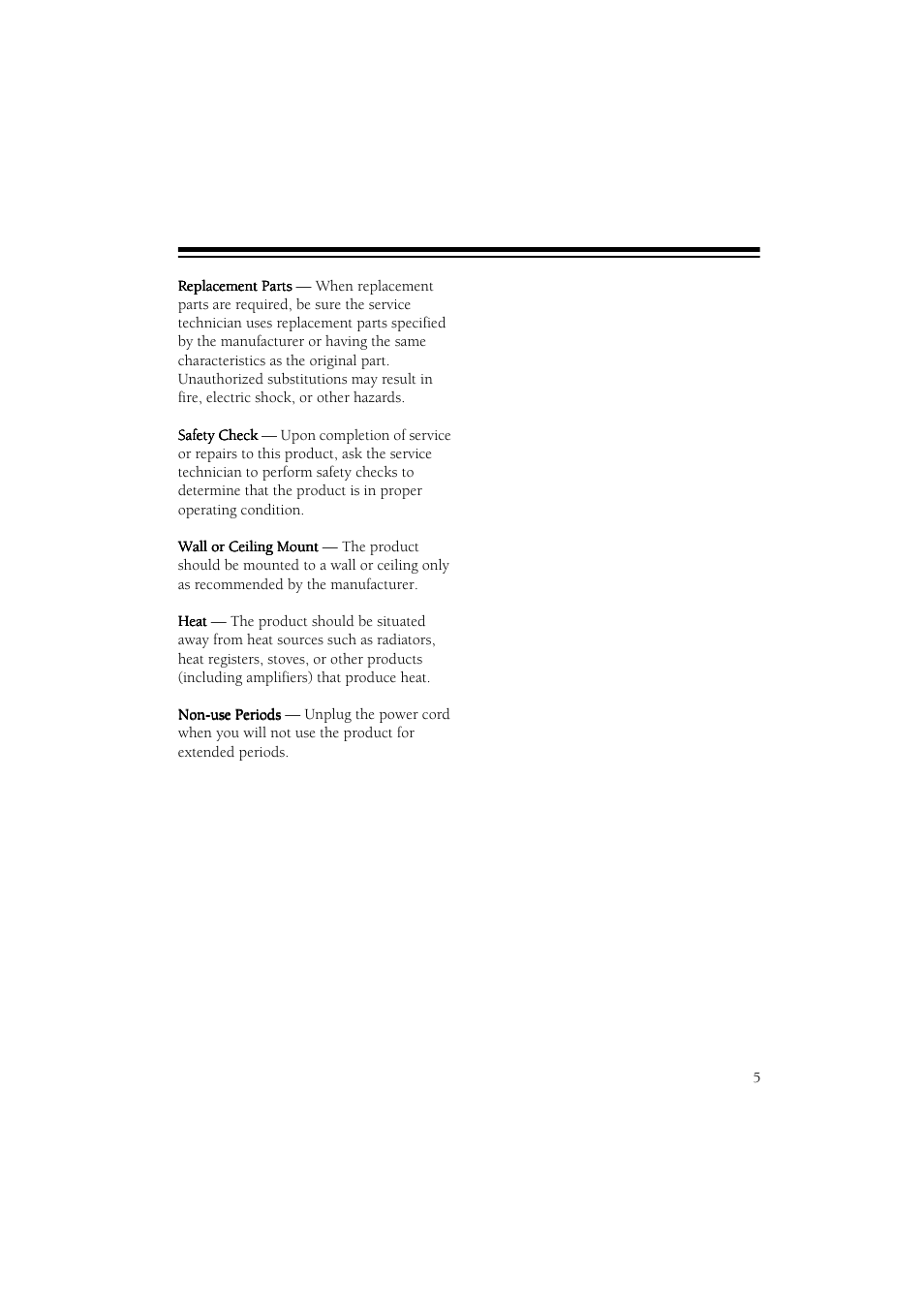 RCA 6-Piece Home Theater Speaker Package User Manual | Page 6 / 17