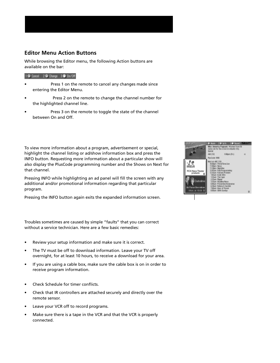 Pip (picture-in-picture) operation, Features and controls | RCA G27669 User Manual | Page 46 / 64