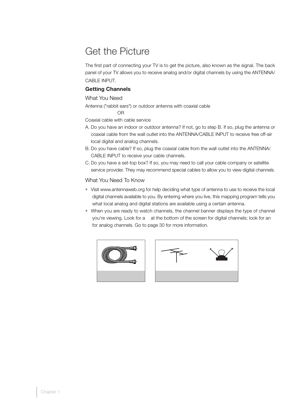 Get the picture | RCA L52FHD38 User Manual | Page 10 / 52