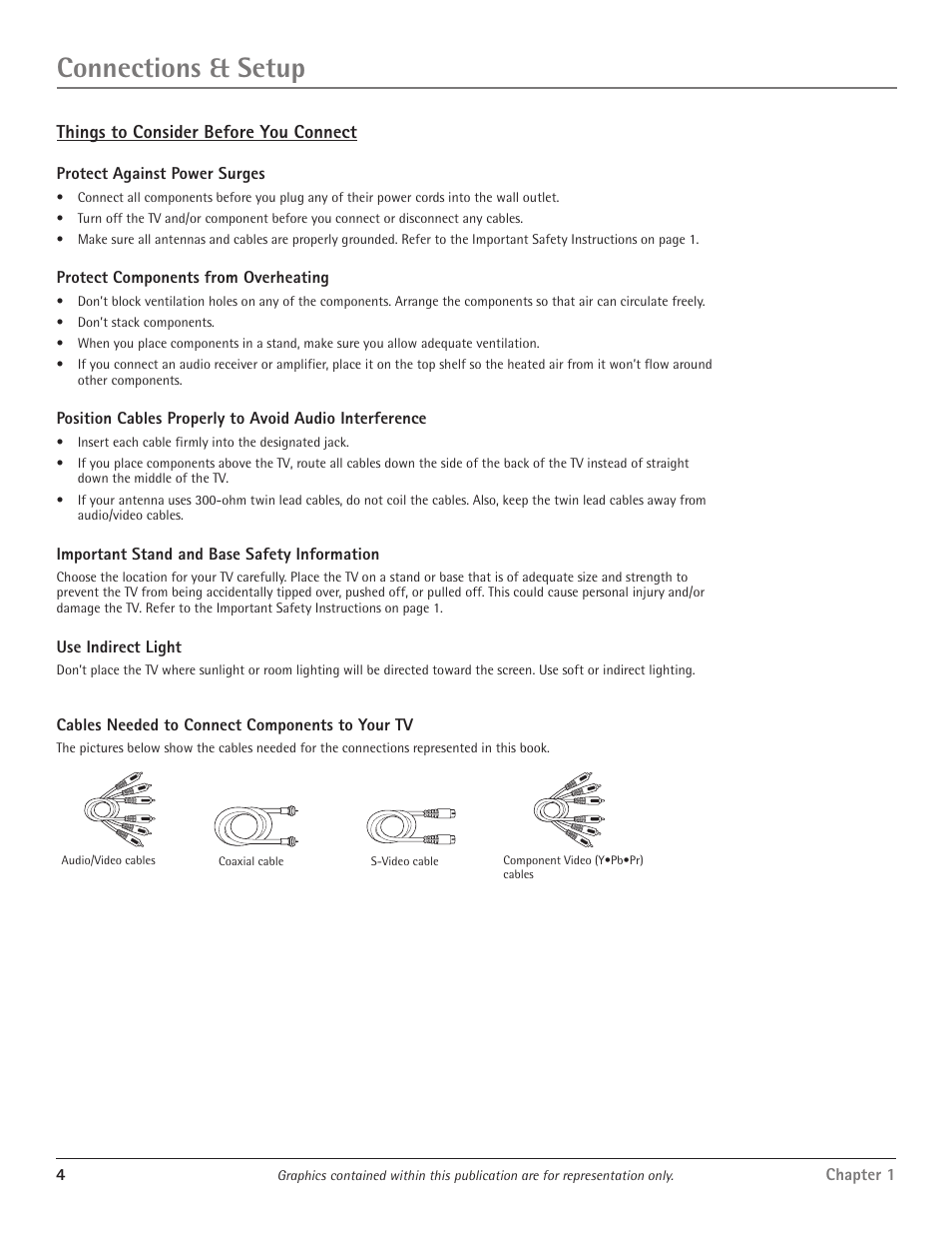 Connections & setup | RCA D34W20 User Manual | Page 6 / 32