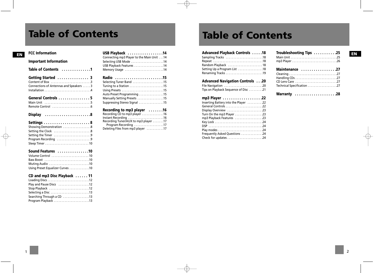 RCA RD2056A User Manual | Page 4 / 18