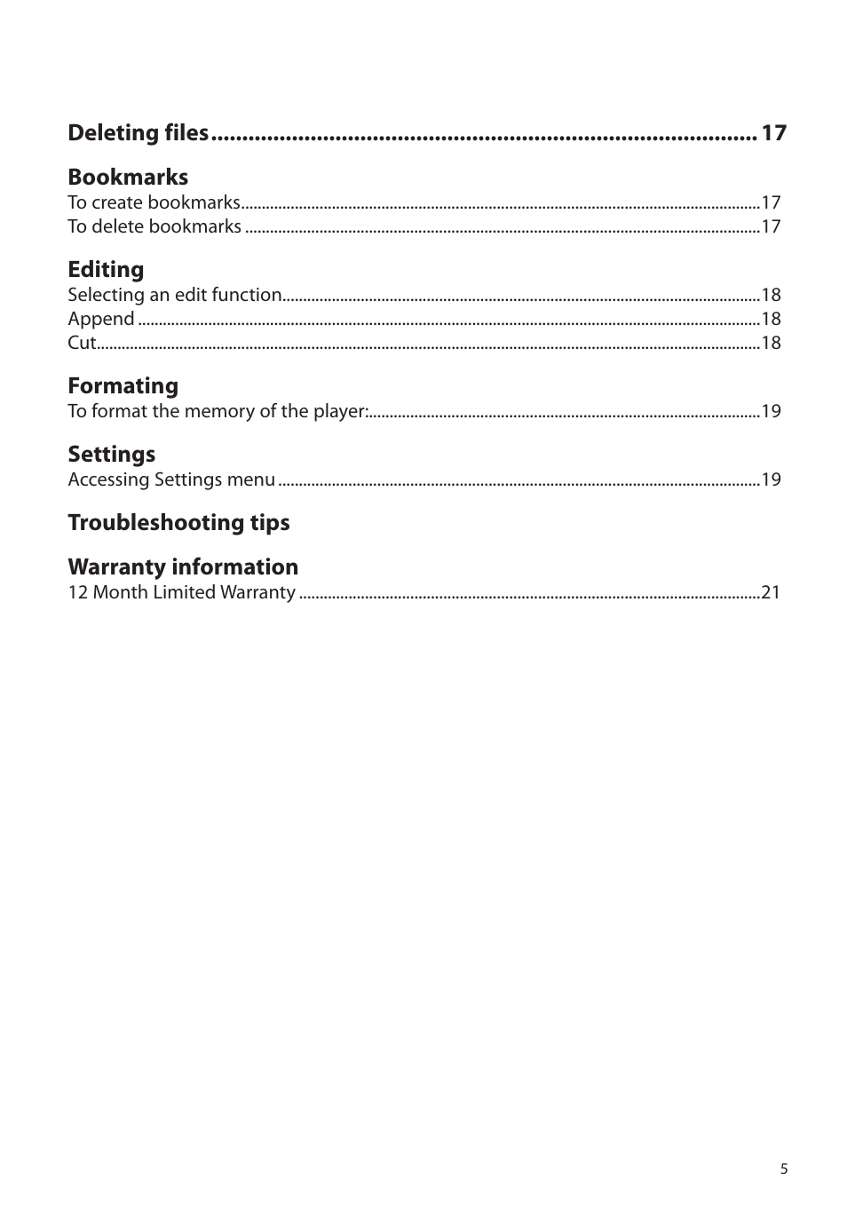 RCA VR5340 User Manual | Page 6 / 24