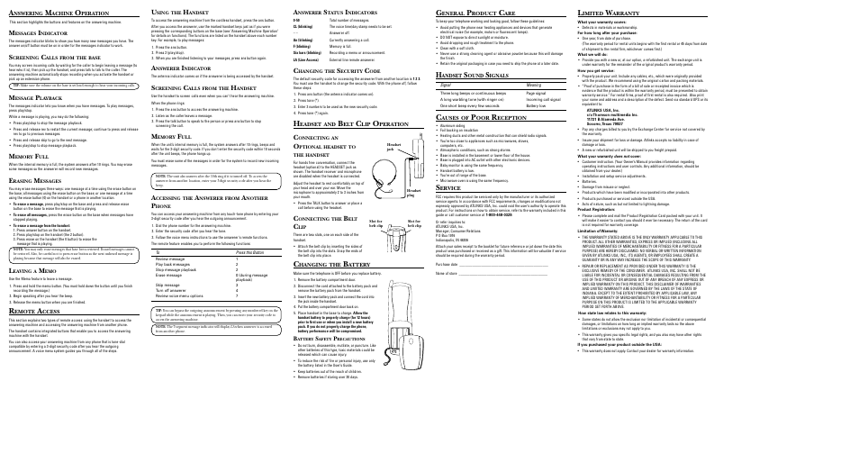 RCA 27990 User Manual | Page 2 / 2